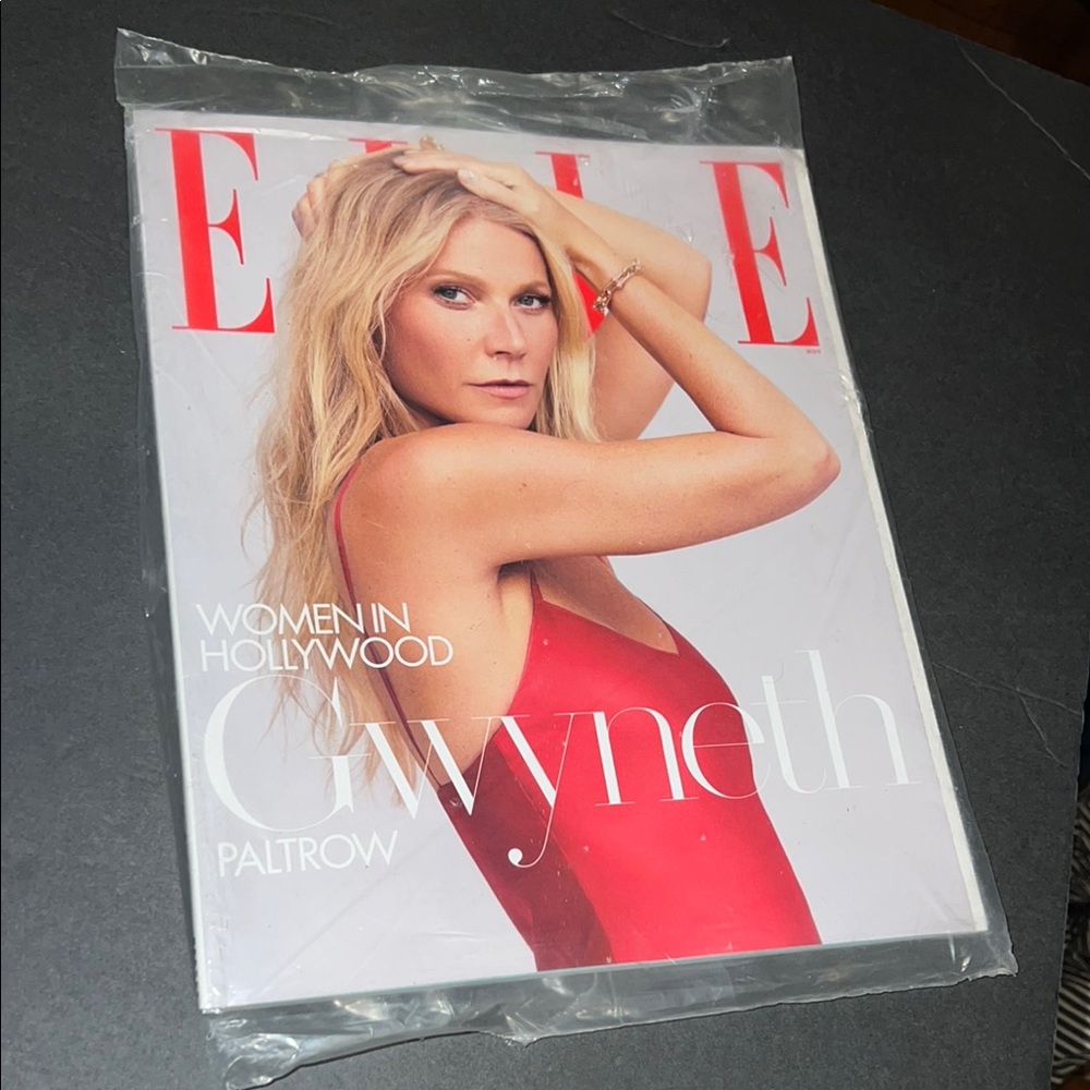 Elle Magazine with Red Cover November 2019